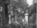 The churchyard overgrown - the 1970s