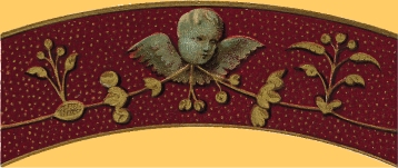 page decoration of cherub