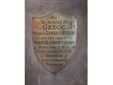 Monument to Grace Croft who married Edward Murray