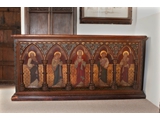 Victorian altar now at the back of the nave