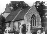 Views of chancel and churchyard