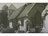 Views of chancel and churchyard